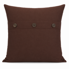 Solid Color with Buttons Pillows