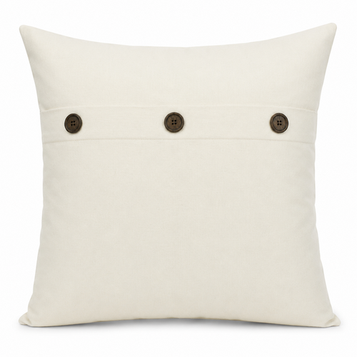 Solid Color with Buttons Pillows