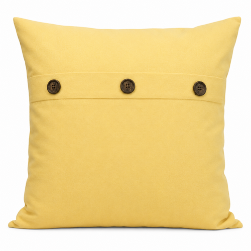Solid Color with Buttons Pillows