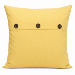 Solid Color with Buttons Pillows