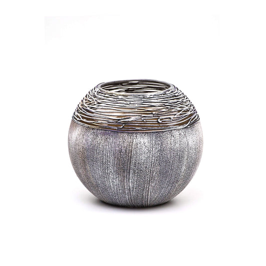 Round Glass Vase for Flowers