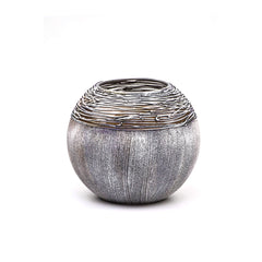 Round Glass Vase for Flowers