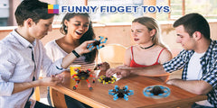 4 Pcs Transformable Fidget Spinners Fingertip Gyros for Kids And Adult