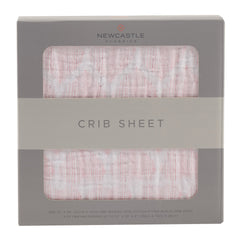 Matchstick Hearts Crib Sheet