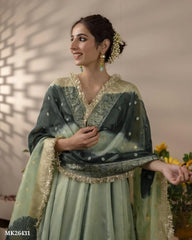 Georgette Fabric Designer Gown