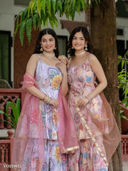 Floral Sharara Set