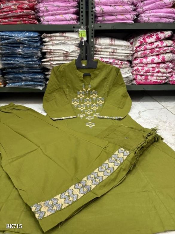 New anarkali kurta set with Cotton Pant & Malmal Dupatta with tier pattern...