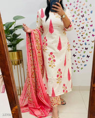 Azrak bagru print kurti pant