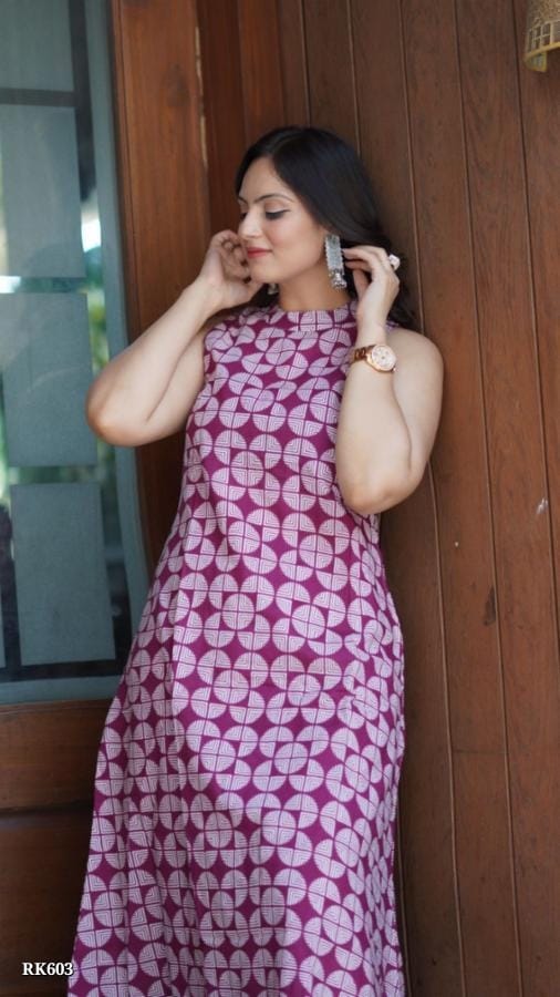 Beautifully aline Cotton kurta set