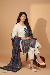 Chicken Kurti Pant Set with Dupatta