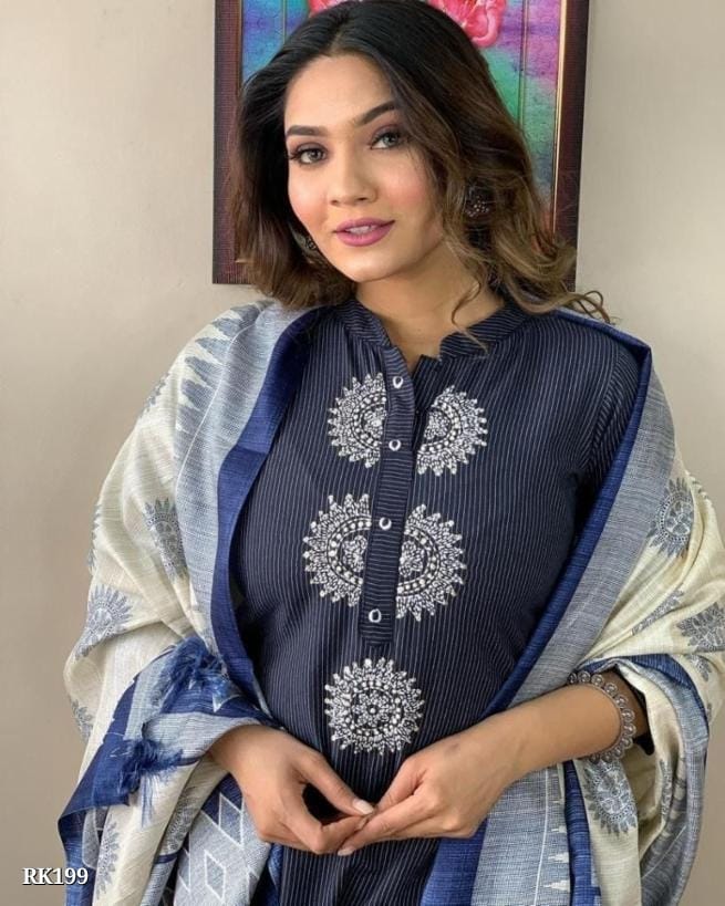 Presenting handwoven kantha suit set