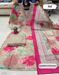 party wear kurti collection 3pcs