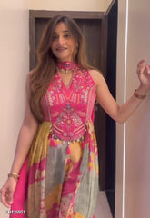 Elegant Wedding Chinon Suit Set