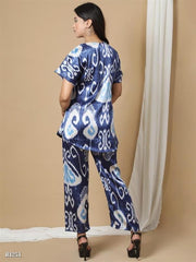 Ridaa Satin Co-ord Set For Women | Casual Style Co-ord Set For Women