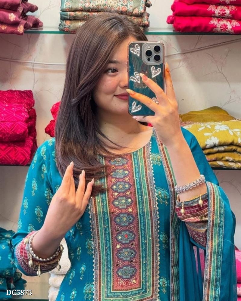 anarkali suit party wear