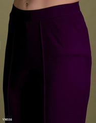 Women Lycra Top and Bottom Co-Ords Set for Women, Top &amp; Palazzo Set, Coord Set