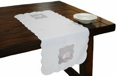 XD02013 Easter Egg Embroidered Table Runner 16x34