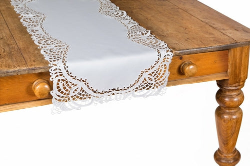 Xia Home Fashions Lace Cutwork Doilies 12 Inch Ivory Set of 4