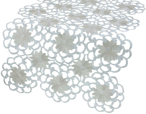 Daisy Floral Table Runner