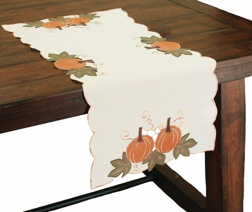 Pumpkin Patch Appliqué Table Runner