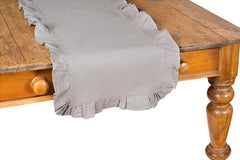 Ruffle Trim Table Runner