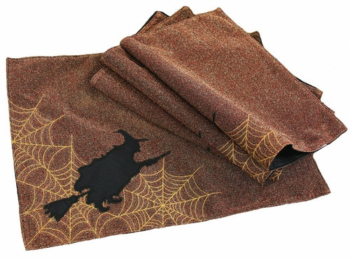 Witching Hour Glitter Placemats | Set of 4