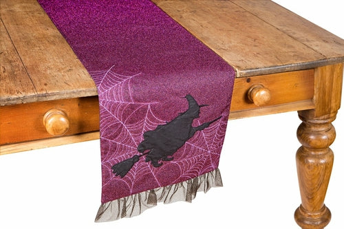 Witching Hour Glitter Table Runner