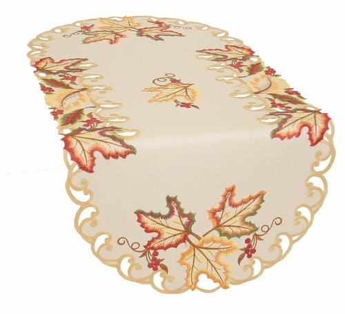 Moisson Leaf Table Runner