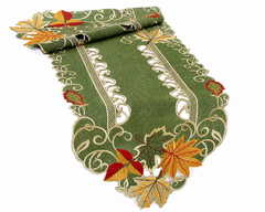 Delicate Leaves Table Runner