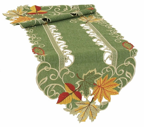 Delicate Leaves Table Runner