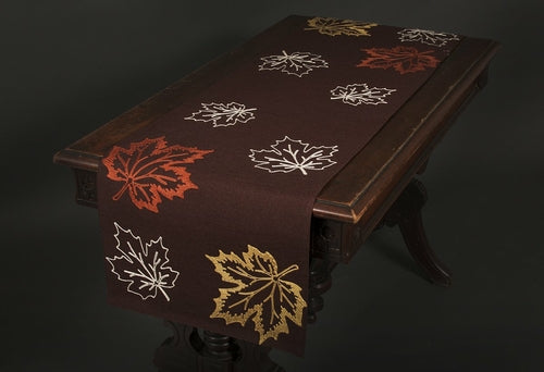 Rustic Autumn Coffee Table Runner