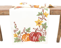 Harvest Pumpkins Table Runner