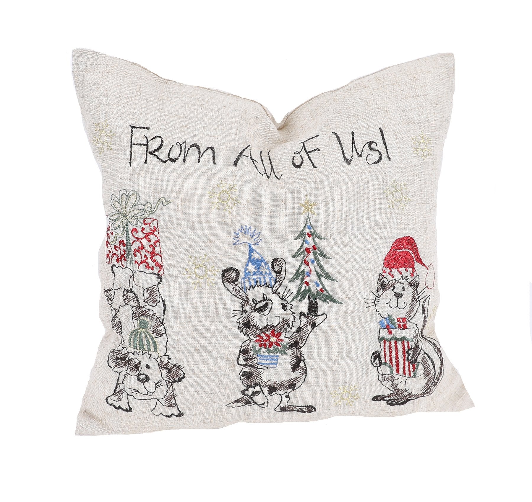 From All of Us Christmas Pillow Cover