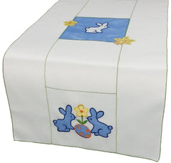 Baby Bunnies Appliqué Table Runner