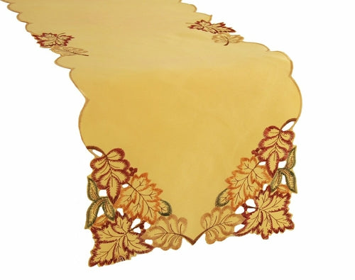 XD75018 Bountiful Leaf Mini Table Runner 12x28