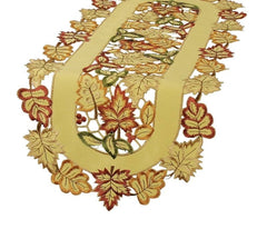 XD75018 Bountiful Leaf Mini Table Runner 12x28