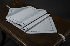XD915918-Melrose Poliviscose Table Runner Hemstitch Solid 16x72 Gold