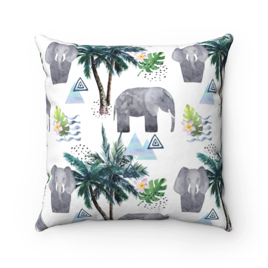 Two Side elephant decorative throw pillow