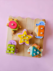 QToys Australia (USA) Sea Animal Shape Puzzle