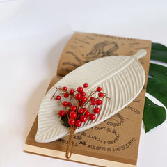 Leaf Concrete Tray