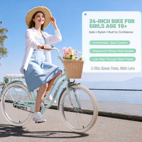 24 Inch Cruiser Bike for Girls