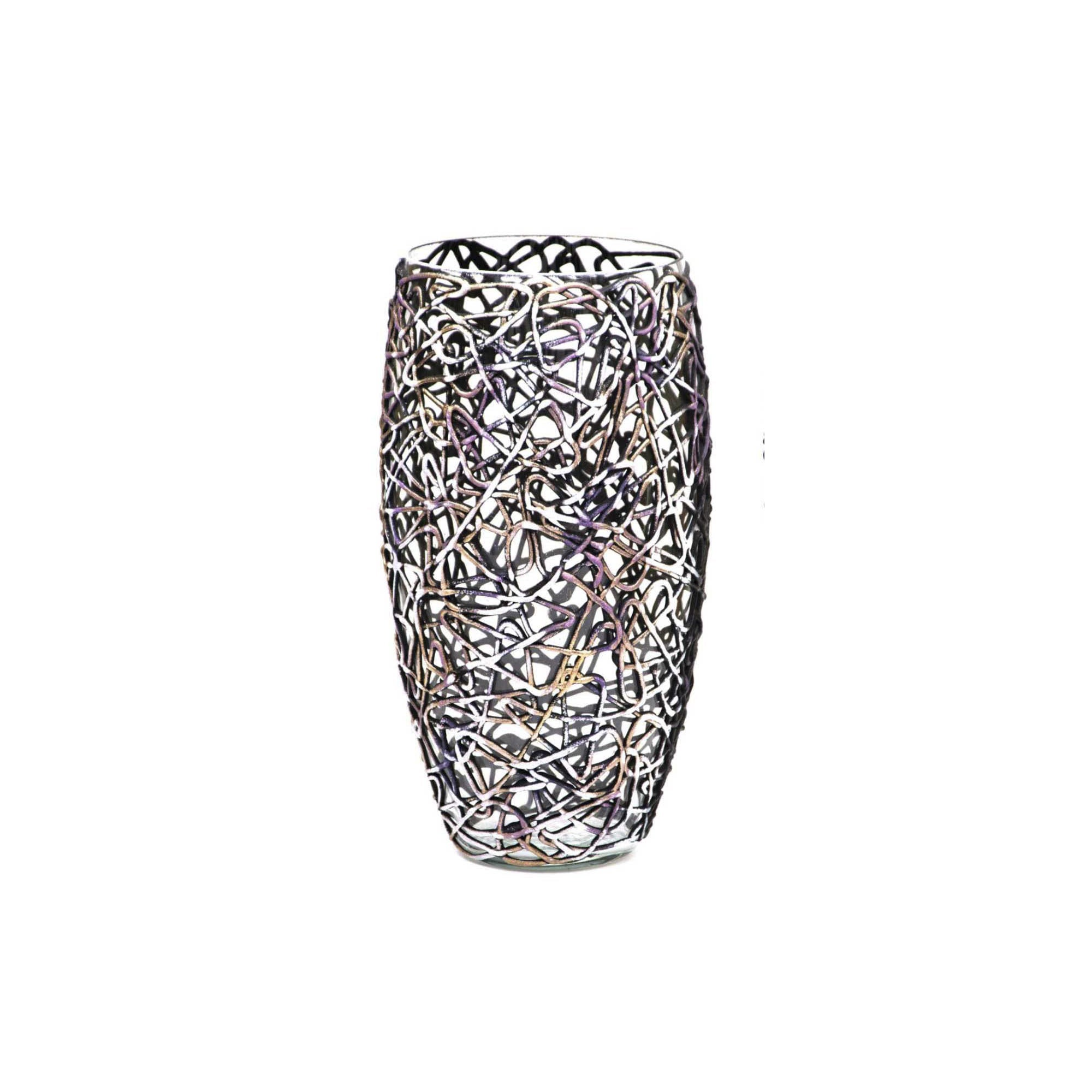 decorative glass vase