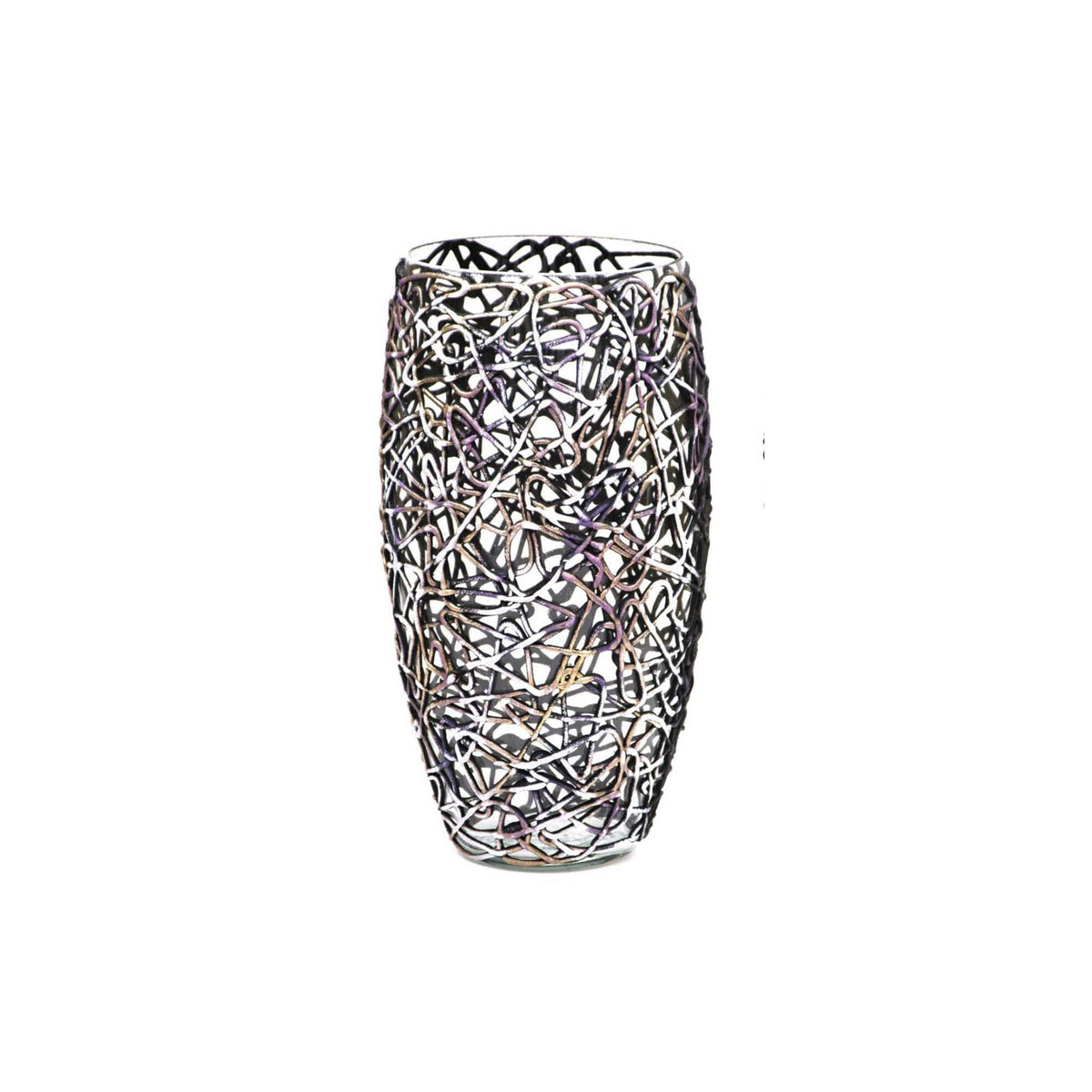 decorative glass vase