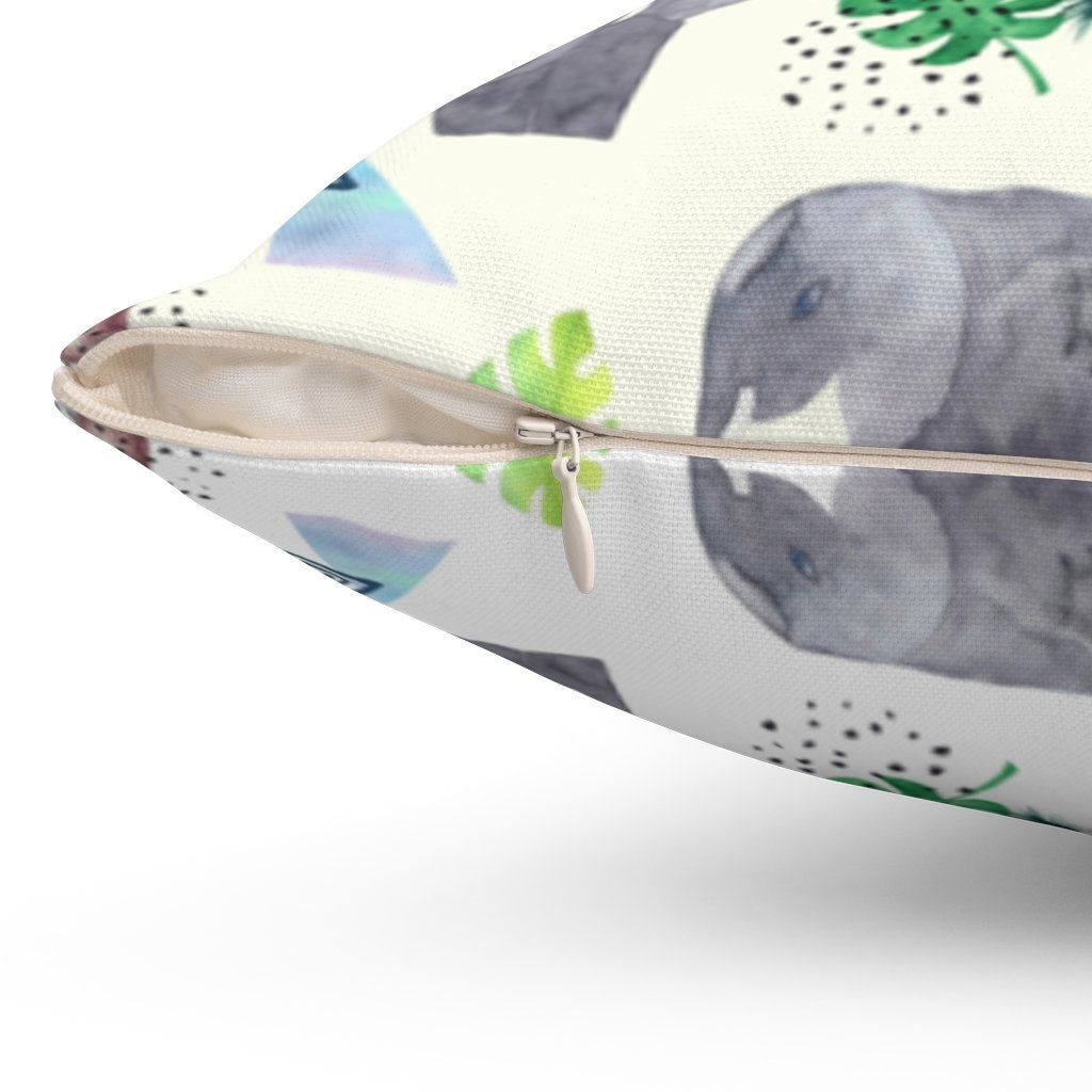 Two Side elephant decorative throw pillow