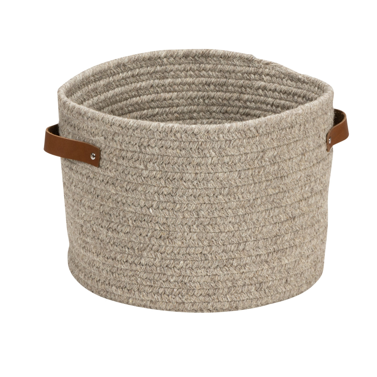 grey storage basket 