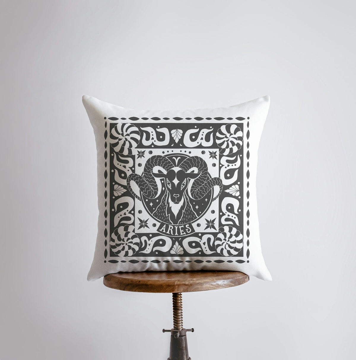 Aries Zodiac Pillow