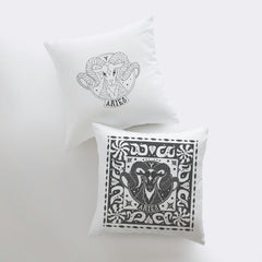 Aries Zodiac Pillow