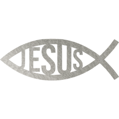 Jesus Fish - Metal Wall Art