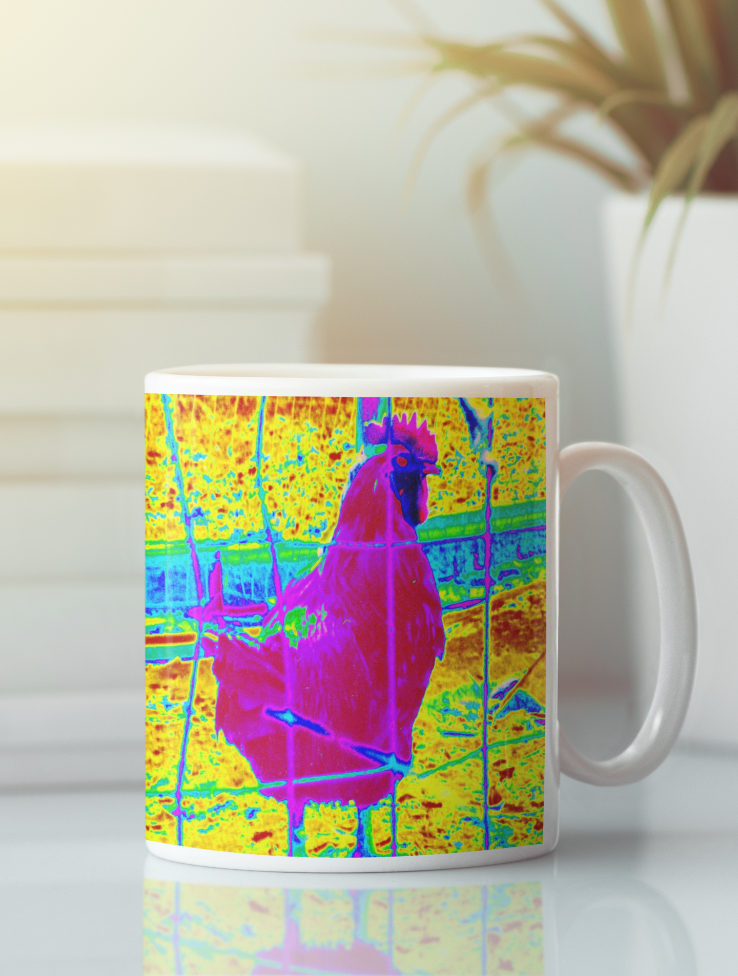 Chicken Modern Pop Art Canvas Print