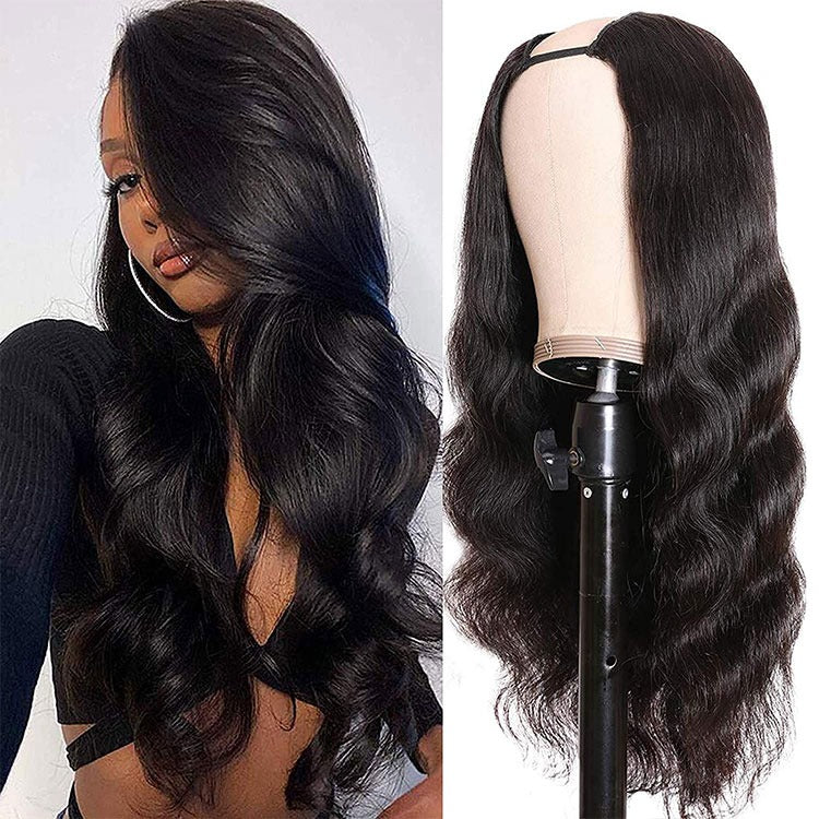 Women BrU Part Wig Body Wave Human Hair Wigs For Blackazilian Remy Ha